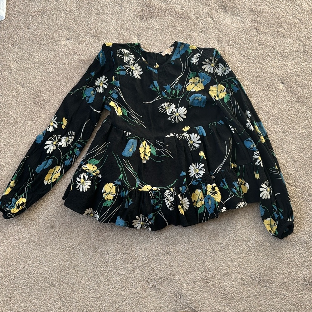 ByTimo peplum top Sz XS